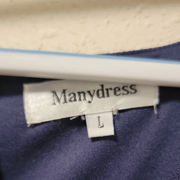 Blue Sleeveless V-Neck Sheath Mini Dress - Picture 2 of 8